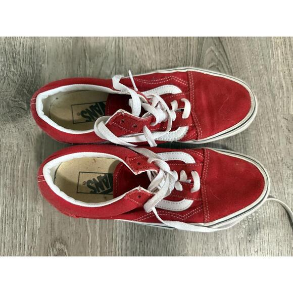 Red Vans Sneakers - Picture 1 of 6